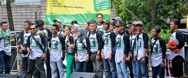 Komunitas akar rumput se Banten bersatu mengkampanyekan “Support Don’t Punish”.